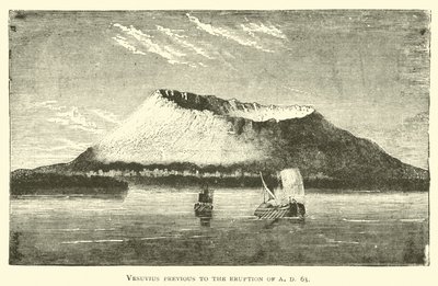 Vesuvius före utbrottet år 63 e.Kr av English School