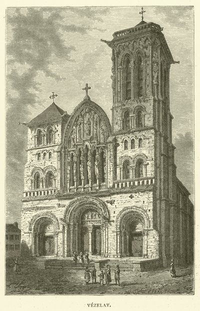 Vezelay (gravyr) av English School