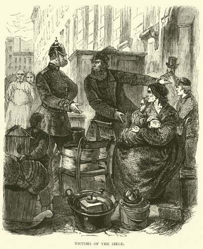 Belägringens offer, februari 1871 av English School