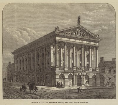 Victoria Hall and Assembly Rooms, Newport, Monmouthshire (gravyr) av English School