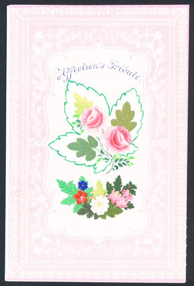 Viktoriansk Valentin av English School