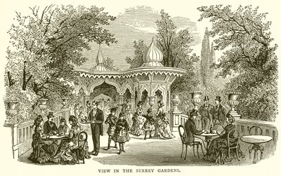 Utsikt i Surrey Gardens av English School