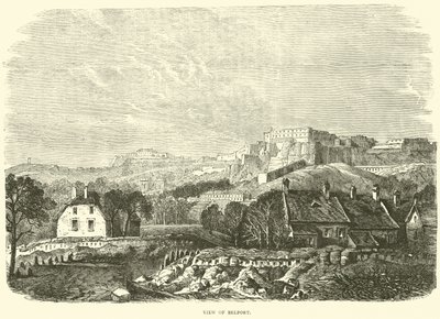 Utsikt över Belfort, oktober 1870 av English School