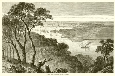 Vy över Durban, Port Natal av English School