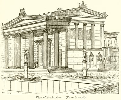 Utsikt över Erechtheium av English School