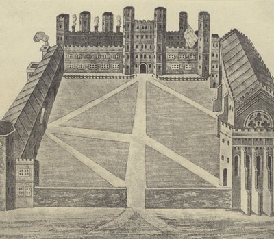 Vy över Eton, ca 1622 (gravyr) av English School