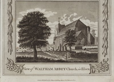 Utsikt över Waltham Abbey Church av English School