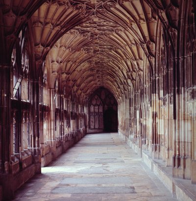 Utsikt över klostret, c.1355 av English School