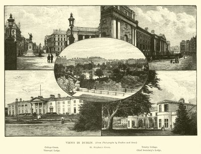 Utsikt i Dublin av English School