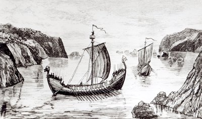 Vikingaskepp av English School