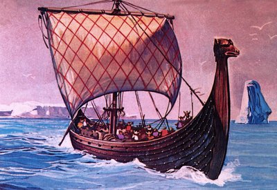 Vikingaskepp av English School