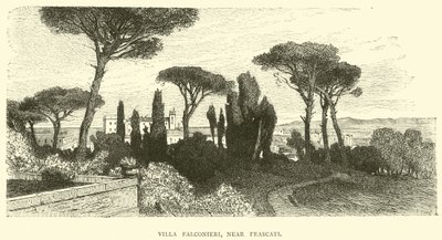 Villa Falconieri, nära Frascati av English School