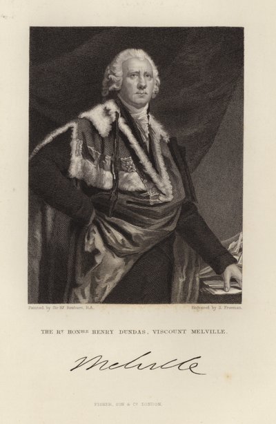 Viscount Melville av English School