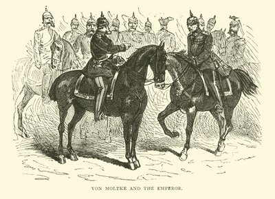 Von Moltke och kejsaren, januari 1871 av English School