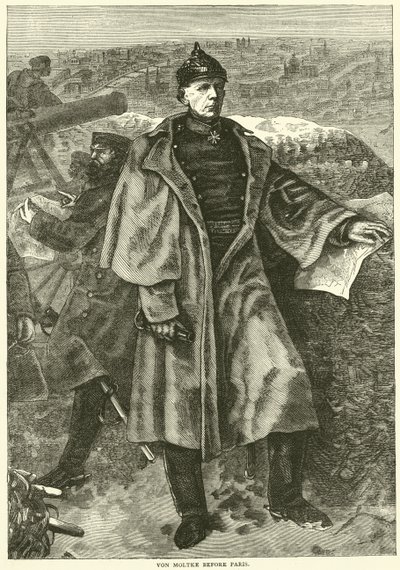 Av Moltke före Paris, november 1870 av English School