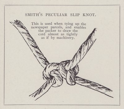 W H Smiths säregna slipknut av English School