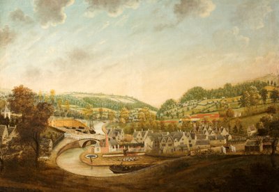 Wallbridge, Gloucestershire, ca 1790 av English School