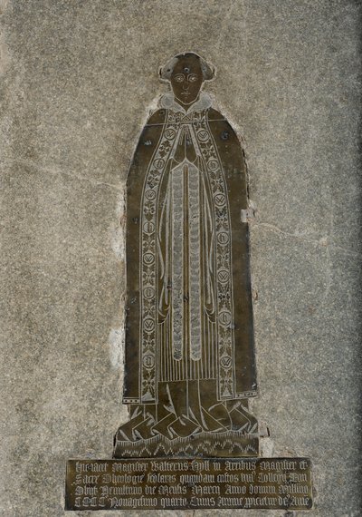 Walter Hylle, 1494 (mässing) av English School