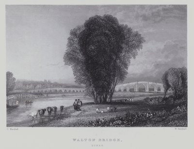 Walton Bridge, Surrey (gravyr) av English School
