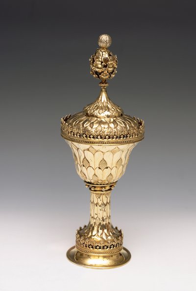 Wardens Grace Cup, c.1480 (förgylld silver) (se även 239872) av English School