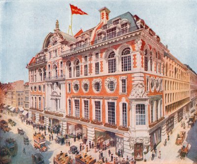 Waring och Gillow på Oxford Street av English School