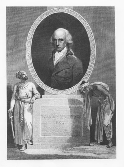 Warren Hastings (gravyr) av English School