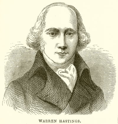 Warren Hastings av English School