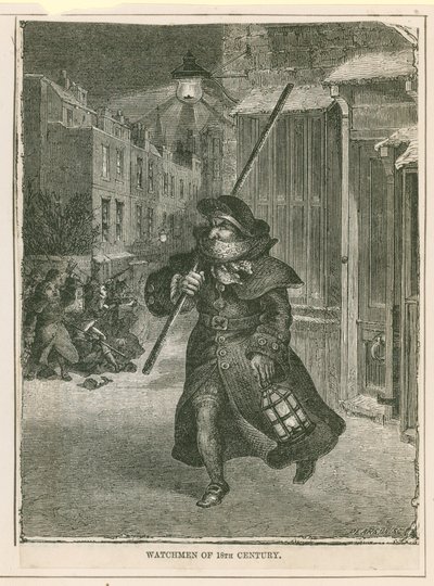 Väktare på 1700-talet av English School