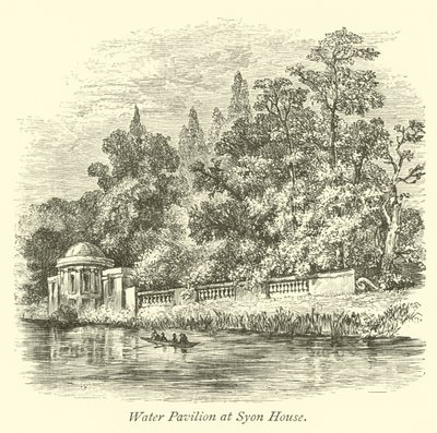 Vattenpaviljongen på Syon House av English School