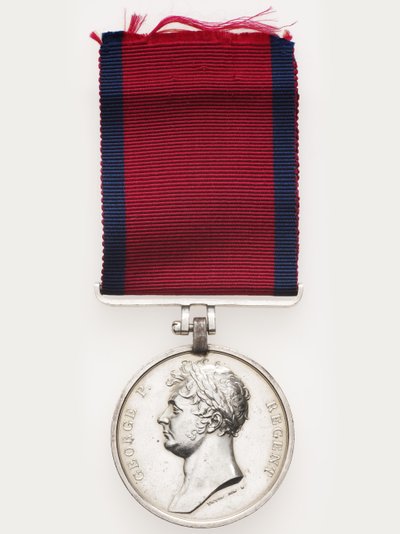 Waterloo-medalj av English School
