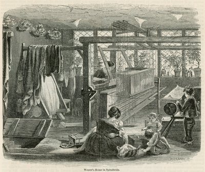 Weavers hemma i Spitalfields av English School