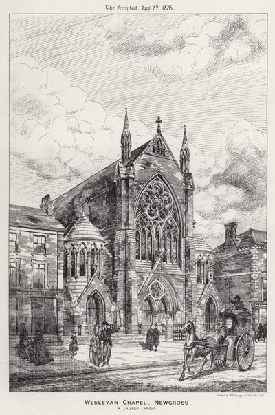 Wesleyan Chapel, Newcross (gravyr) av English School