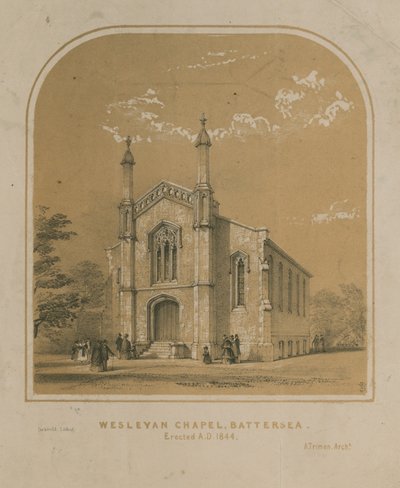 Wesleyan Chapel i Battersea av English School