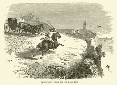 Wesleys lugn i farans stund (gravyr) av English School