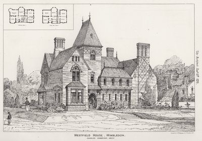 Westfield House, Wimbledon (gravyr) av English School
