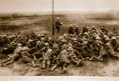 I väntan på att ordern skulle avancera, 1914-19 av English School