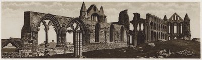 Whitby Abbey (litho) av English School