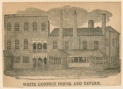 White Conduit House and Tavern, Pentonville, London av English School
