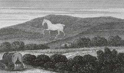 White Horse Vale, Berkshire (gravyr) av English School
