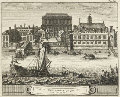 Whitehall, Westminster, London, Storbritannien (gravyr) av English School