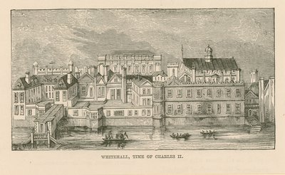 Whitehall vom Fluss Thames von English School