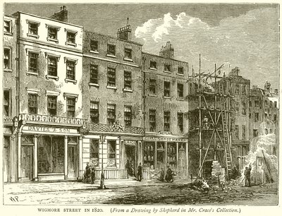 Wigmore Street 1820 av English School