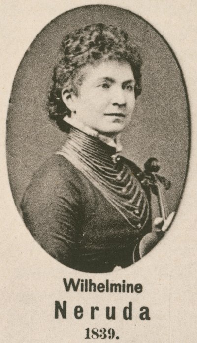 Wilhelmine Neruda (gravyr) av English School