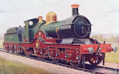 Wilkinson från Great Western Railway, illustration från The Book of the Locomotive av G. Gibbard Jackson, publicerad 1924 av English School