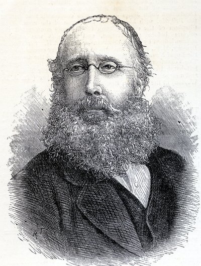 William Bromley-Davenport (1821-1884) från Illustrated London News 28 juni 1884 av English School