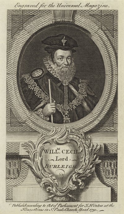 William Cecil, Lord Burleigh av English School