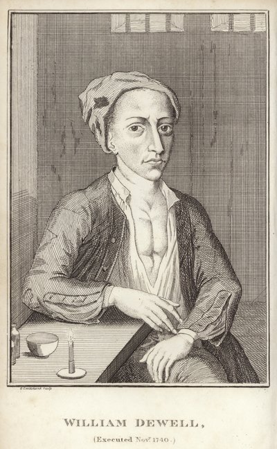 William Dewell, avrättad november 1740 av English School