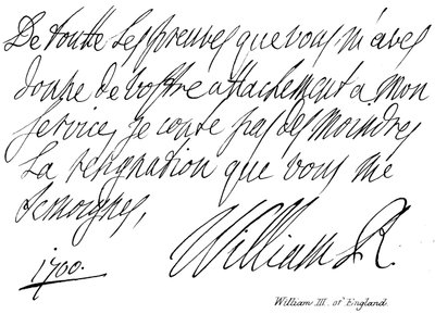 William III av England av English School