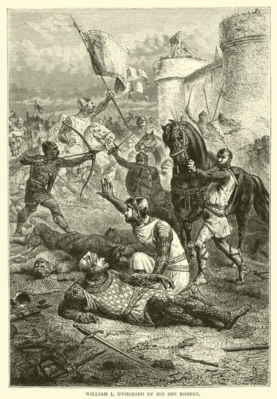 William I avhästs av sin son Robert av English School