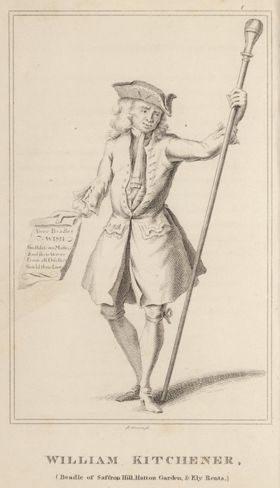 William Kitchener, Beadle of Saffron Hill, Hatton Garden och Ely Rents av English School